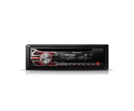 Pioneer DEH-150MP autorádio, červená
