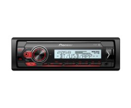Pioneer MVH-MS410BT Bluetooth/USB autorádio do lodí, červená
