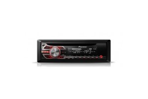 Pioneer DEH-150MP autorádio, červená