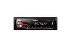 Pioneer MVH-280FD autorádio, červená