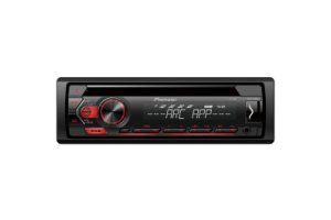 Pioneer DEH-S120UB autorádio, červená