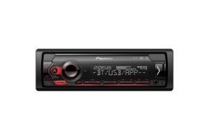 Pioneer MVH-S420DAB autorádio, červená